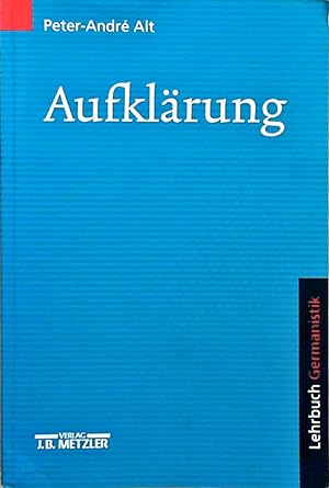 Seller image for Lehrbuch Germanistik: Aufklrung for sale by Berliner Bchertisch eG