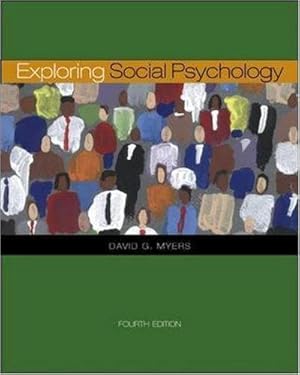 Bild des Verkufers fr Exploring Social Psychology zum Verkauf von WeBuyBooks