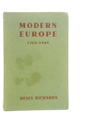Immagine del venditore per An Illustrated History of Modern Europe 1789-1945 venduto da World of Rare Books