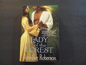 Image du vendeur pour Lady Of The Forest sc Jennifer Roberson 1st Kensington sc Print 1992 mis en vente par Joseph M Zunno