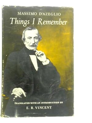 Imagen del vendedor de Things I Remember a la venta por World of Rare Books