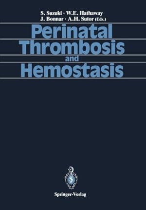 Imagen del vendedor de Perinatal Thrombosis and Hemostasis [Paperback ] a la venta por booksXpress