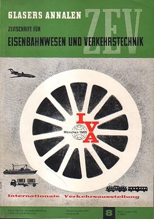 Glasers Annalen. Zeitschrift für Eisenbahnwesen und Verkehrstechnik.