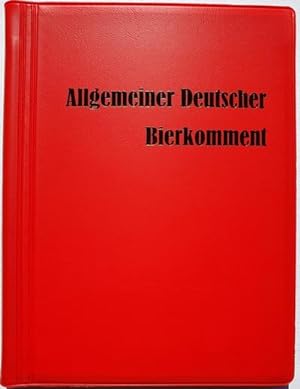 Immagine del venditore per Allgemeiner Deutscher Bierkomment venduto da unifachbuch e.K.
