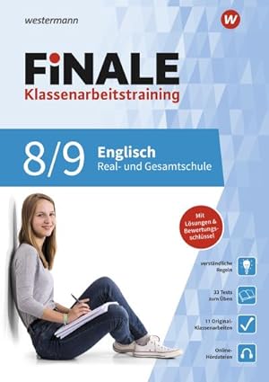 Immagine del venditore per FiNALE Klassenarbeitstraining. Englisch 8 / 9 mit Online-Hördateien venduto da unifachbuch e.K.