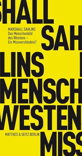 Bild des Verkufers fr Das Menschenbild des Westens - Ein Missverstndnis? (Frhliche Wissenschaft) zum Verkauf von Che & Chandler Versandbuchhandlung