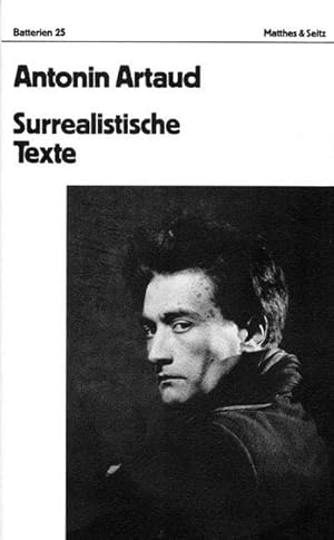 Bild des Verkufers fr Artaud,Surreal.Texte zum Verkauf von Che & Chandler Versandbuchhandlung