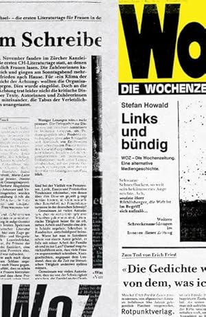 Bild des Verkufers fr Links und bndig: WOZ Die Wochenzeitung Eine alternative Mediengeschichte zum Verkauf von Che & Chandler Versandbuchhandlung
