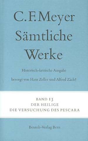 Seller image for Der Heilige, Die Versuchung des Pescara (Smtliche Werke. Historisch-kritische Ausgabe) for sale by Che & Chandler Versandbuchhandlung