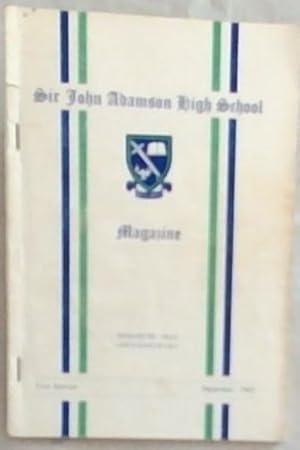 Bild des Verkufers fr Sir John Adamson High School Magazine, December 1961 zum Verkauf von Chapter 1