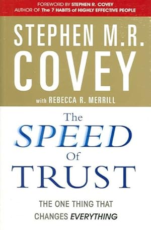 Seller image for Speed of Trust : The One Thing That Changes Everything for sale by GreatBookPrices