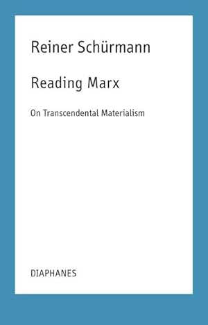 Image du vendeur pour Schrmann,Reading Marx mis en vente par Che & Chandler Versandbuchhandlung