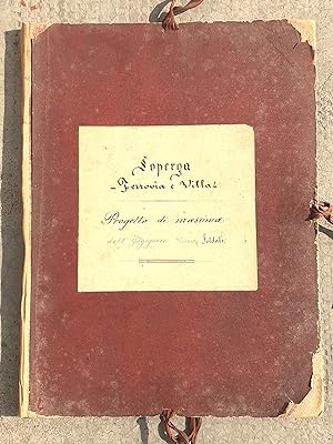 Soperga Progetto di massima della Ferrovia e Villa Torino 1873