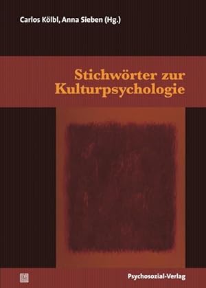 Seller image for Stichwrter Kulturpsych. for sale by Che & Chandler Versandbuchhandlung