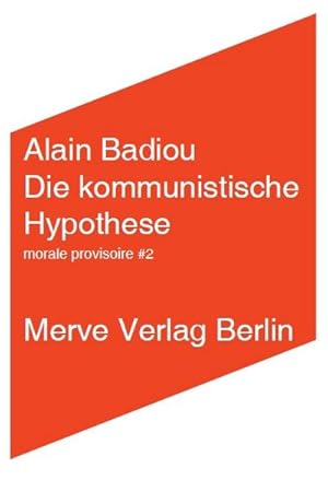 Bild des Verkufers fr Badiou,Hypothese zum Verkauf von Che & Chandler Versandbuchhandlung