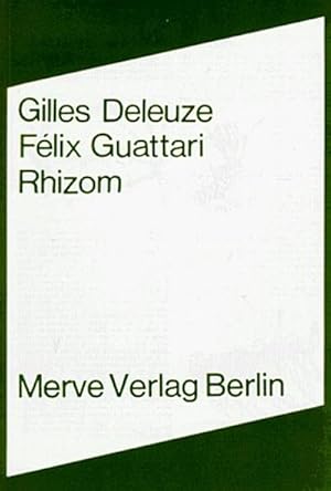 Seller image for Deleuze/Guatt.,Rhizom for sale by Che & Chandler Versandbuchhandlung