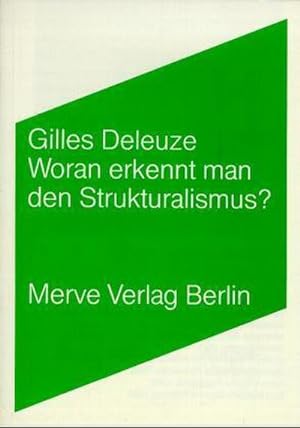 Seller image for Deleuze,Strukturalismus for sale by Che & Chandler Versandbuchhandlung