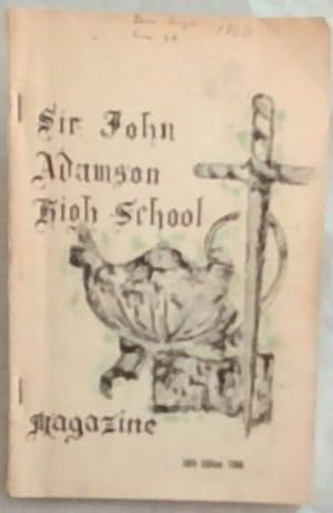 Bild des Verkufers fr Sir John Adamson High School Magazine, 1966 zum Verkauf von Chapter 1