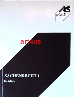 Bild des Verkufers fr Sachenrecht : Band 1 ; Bewegliche Sachen zum Verkauf von art4us - Antiquariat