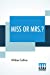 Seller image for Miss Or Mrs.? [Soft Cover ] for sale by booksXpress