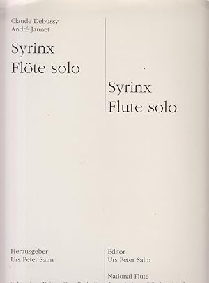 Seller image for Syrinx, Flute Solo for sale by Hancock & Monks Music