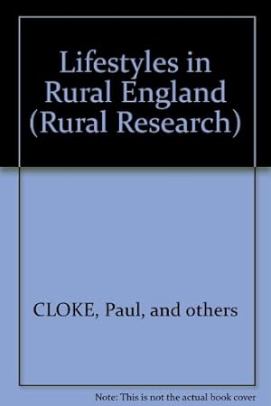 Seller image for Lifestyles in Rural England: No. 18 (Rural Research S.) for sale by WeBuyBooks