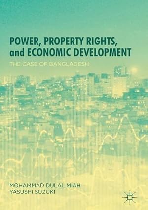 Image du vendeur pour Power, Property Rights, and Economic Development: The Case of Bangladesh by Miah, Mohammad Dulal, Suzuki, Yasushi [Paperback ] mis en vente par booksXpress