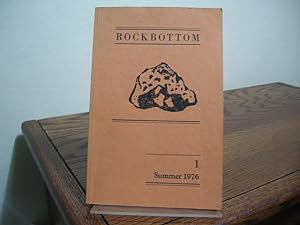 Seller image for Rockbottom Issue 1, Summer 1976 for sale by Bungalow Books, ABAA
