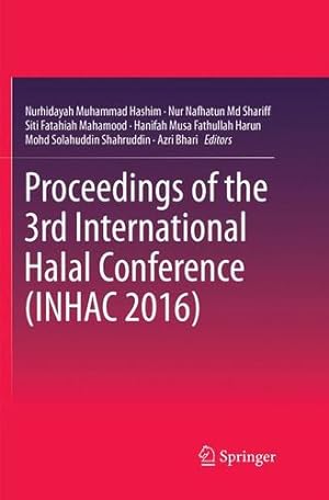 Seller image for Proceedings of the 3rd International Halal Conference (INHAC 2016) [Paperback ] for sale by booksXpress
