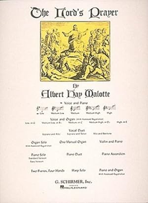 Seller image for Lord's Prayer by Malotte, Albert Hay [Sheet music ] for sale by booksXpress
