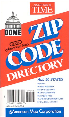 Bild des Verkufers fr Dome Official American Map Zip Code Directory zum Verkauf von Reliant Bookstore