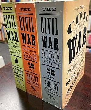 Civil War: A Narrative - 3 Volumes Set: Fort Sumter to Perryville / Fredericksburg to Meridian / ...