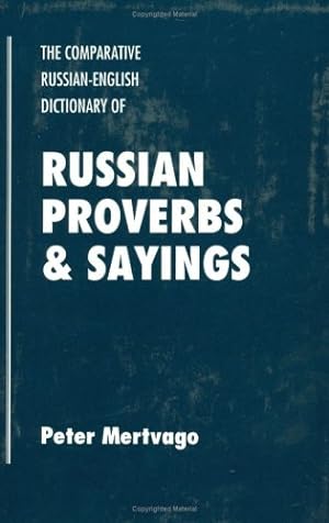 Bild des Verkufers fr Dictionary of Russian Proverbs and Sayings zum Verkauf von WeBuyBooks