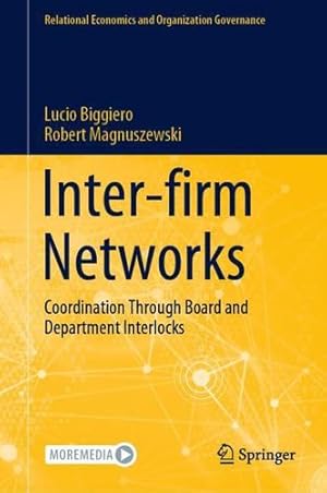 Seller image for Inter-firm Networks: Coordination Through Board and Department Interlocks (Relational Economics and Organization Governance) by Biggiero, Lucio, Magnuszewski, Robert [Hardcover ] for sale by booksXpress