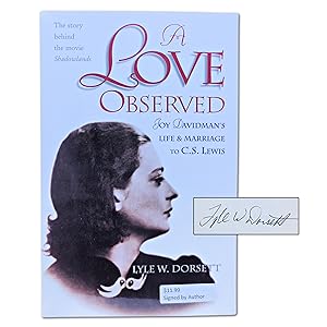 Seller image for A Love Observed (SIGNED) for sale by Shelley and Son Books (IOBA)