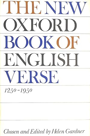 Immagine del venditore per The New Oxford Book of English Verse 1250-1950 venduto da M Godding Books Ltd