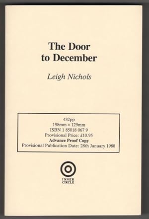 Image du vendeur pour The Door to December by Leigh Nichols (Dean Koontz) Advance Proof mis en vente par Heartwood Books and Art