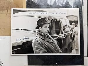 ALBUM FILLED with CANDID SNAPSHOT PHOTOGRAPHS of MOVIE STARS AND FILM DIRECTORS ON SET 1940s-1950s