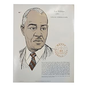 NAACP Leader Roy Wilkins Broadside -1960s