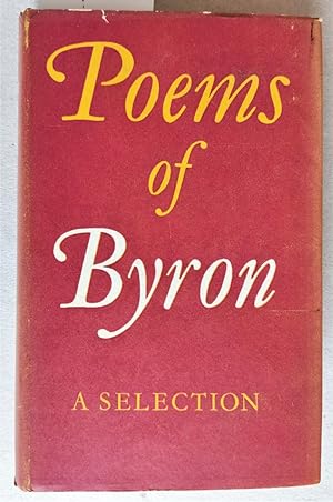 Bild des Verkufers fr 180 Selected Poems of Byron. zum Verkauf von Versandantiquariat Kerstin Daras