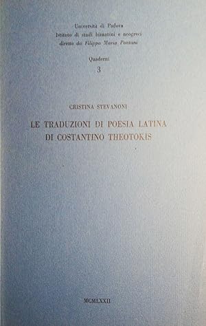 Le traduzioni di poesia latina di Costantino Theotokis