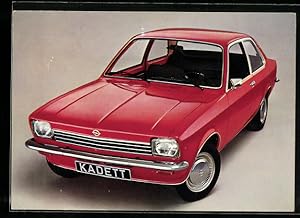 Bild des Verkufers fr Ansichtskarte Opel Kadett in rot, Auto zum Verkauf von Bartko-Reher