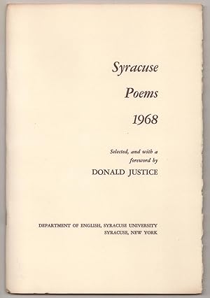 Syracuse Poems 1968