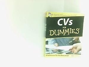 Seller image for CVs for Dummies: UK Edition UK Edition for sale by Book Broker