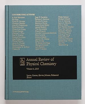 Bild des Verkufers fr Annual Review of Physical Chemistry Volume 61, 2010 zum Verkauf von Buchkanzlei