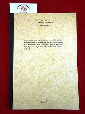 Staatsbibliothek Preußischer Kulturbesitz - Kartenabteilung Bestandsverzeichnis topographischer K...