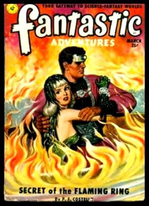 Seller image for FANTASTIC ADVENTURES - Volume 13, number 3 - March 1951 for sale by W. Fraser Sandercombe