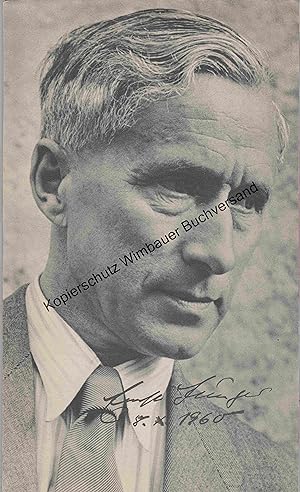 Ernst Jünger um 1960 SIGNIERT /// Autogramm Autograph signiert signed signee