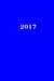 Image du vendeur pour 2017: Kalender/Terminplaner: 1 Woche auf 2 Seiten, Format ca. A5, Cover blau (Volume 8) (German Edition) [Soft Cover ] mis en vente par booksXpress