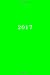 Image du vendeur pour 2017: Kalender/Terminplaner: 1 Woche auf 2 Seiten, Format ca. A5, Cover grün (Volume 6) (German Edition) [Soft Cover ] mis en vente par booksXpress